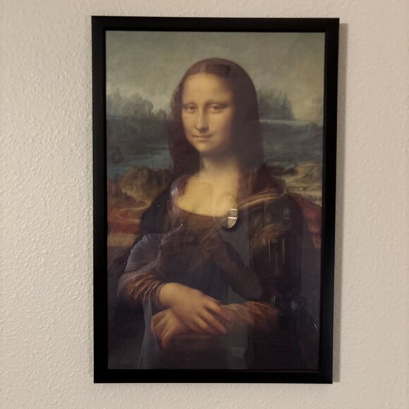 Mona Lisa By Leonardo Da Vinci Framed 11x17 Poster Art Print - Picture 2 of 2